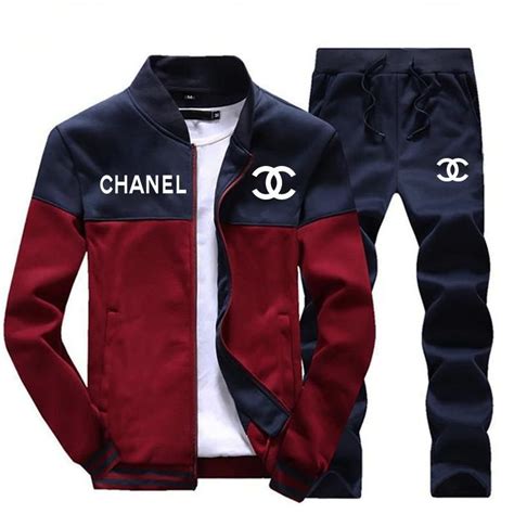 chanel inspired sweatsuit|chanel sweatsuit men's.